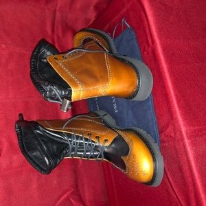 Men's Prada lace up boots